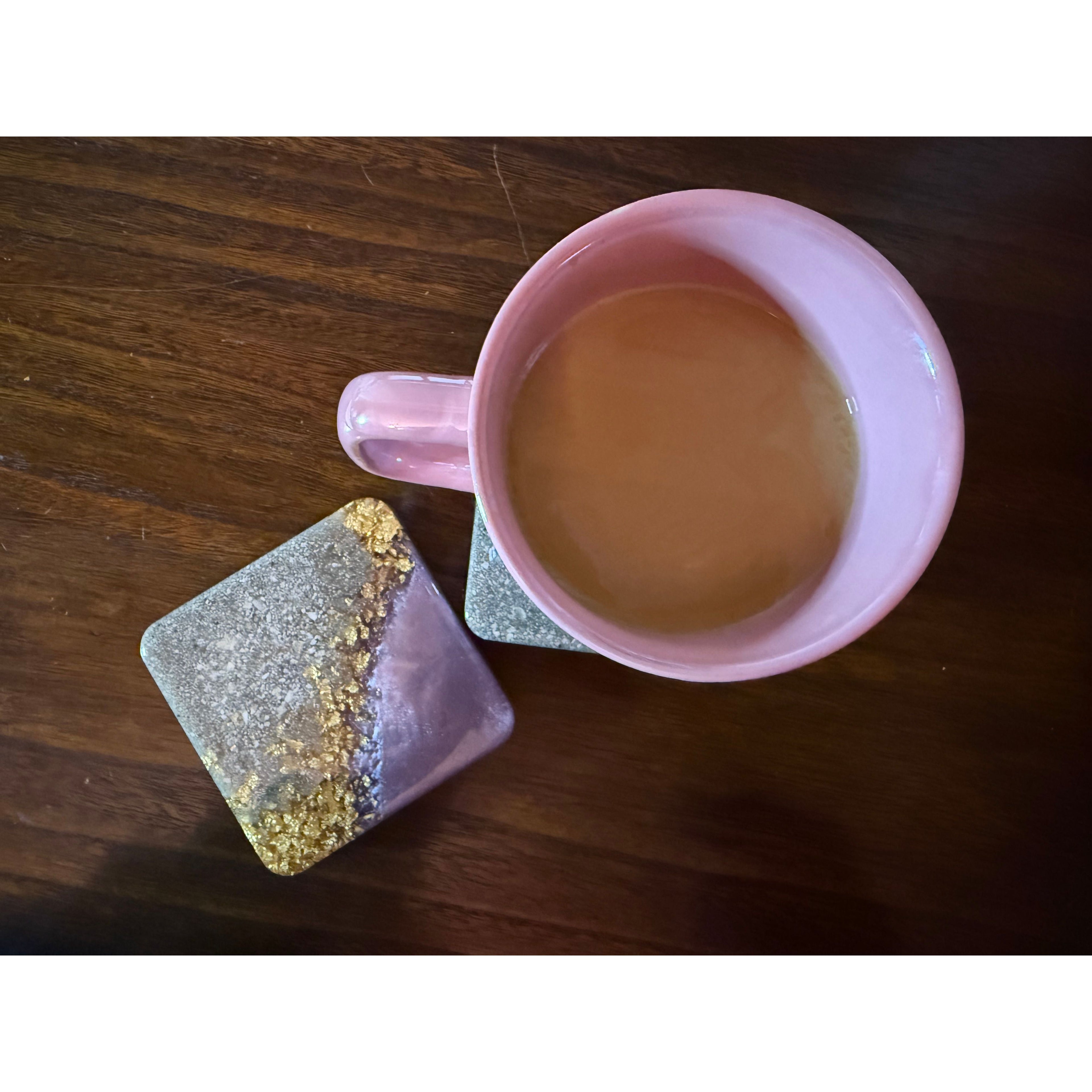 Geode Cremation Coaster