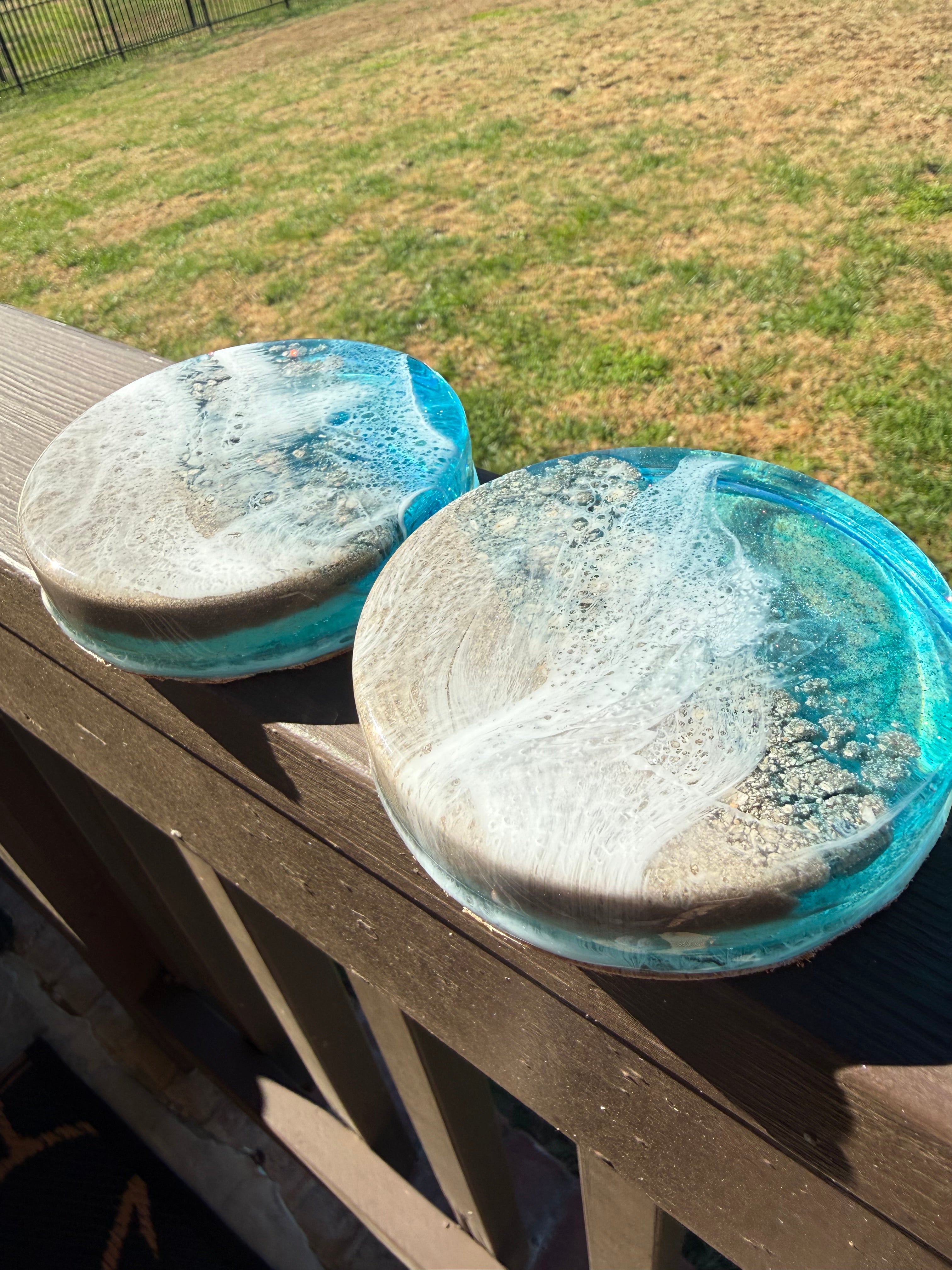 Beach Cremation Coaster