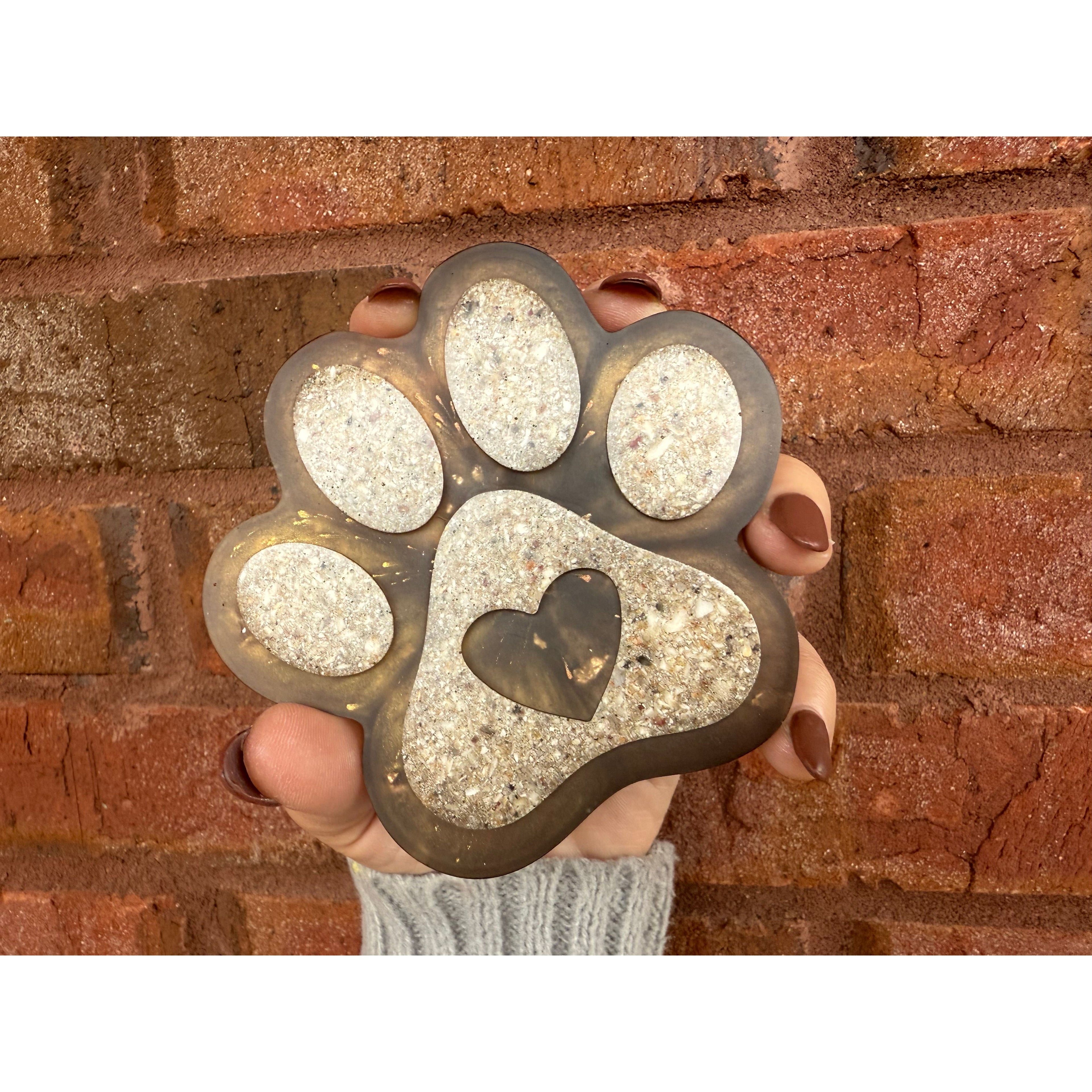 Cremation Keepsake Paw Print