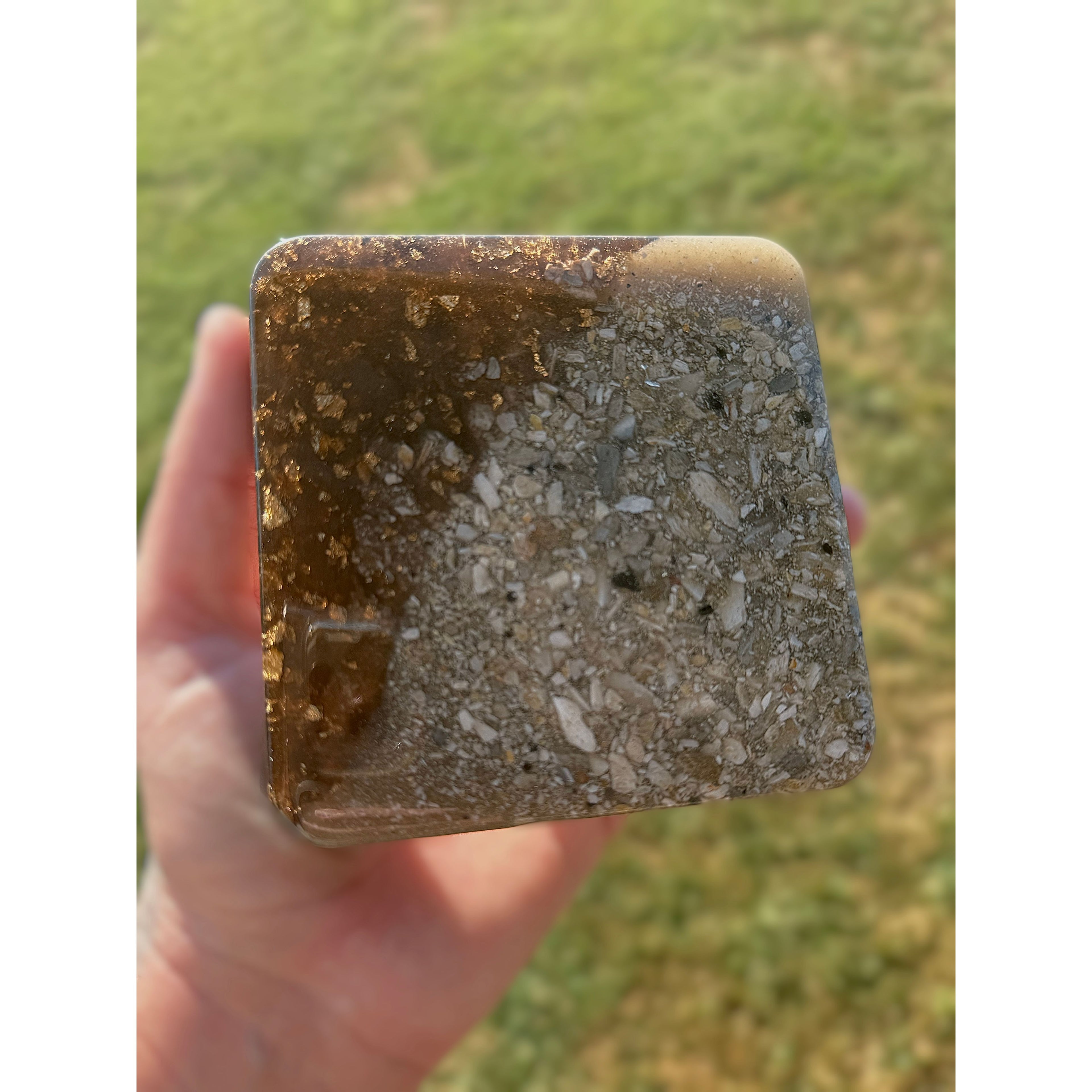Geode Cremation Coaster