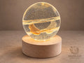 Cremation Globe & Light Base