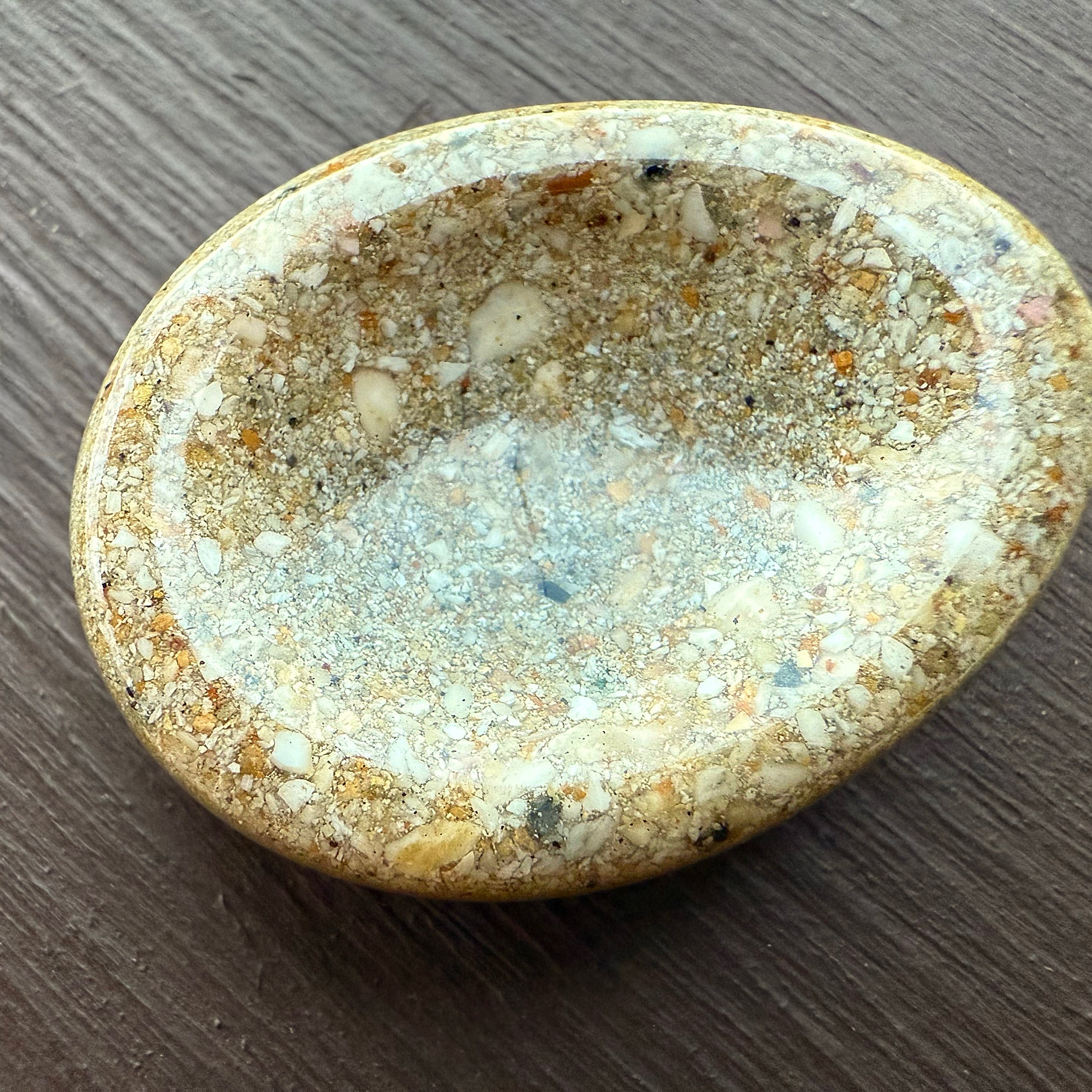 Cremation worry stone