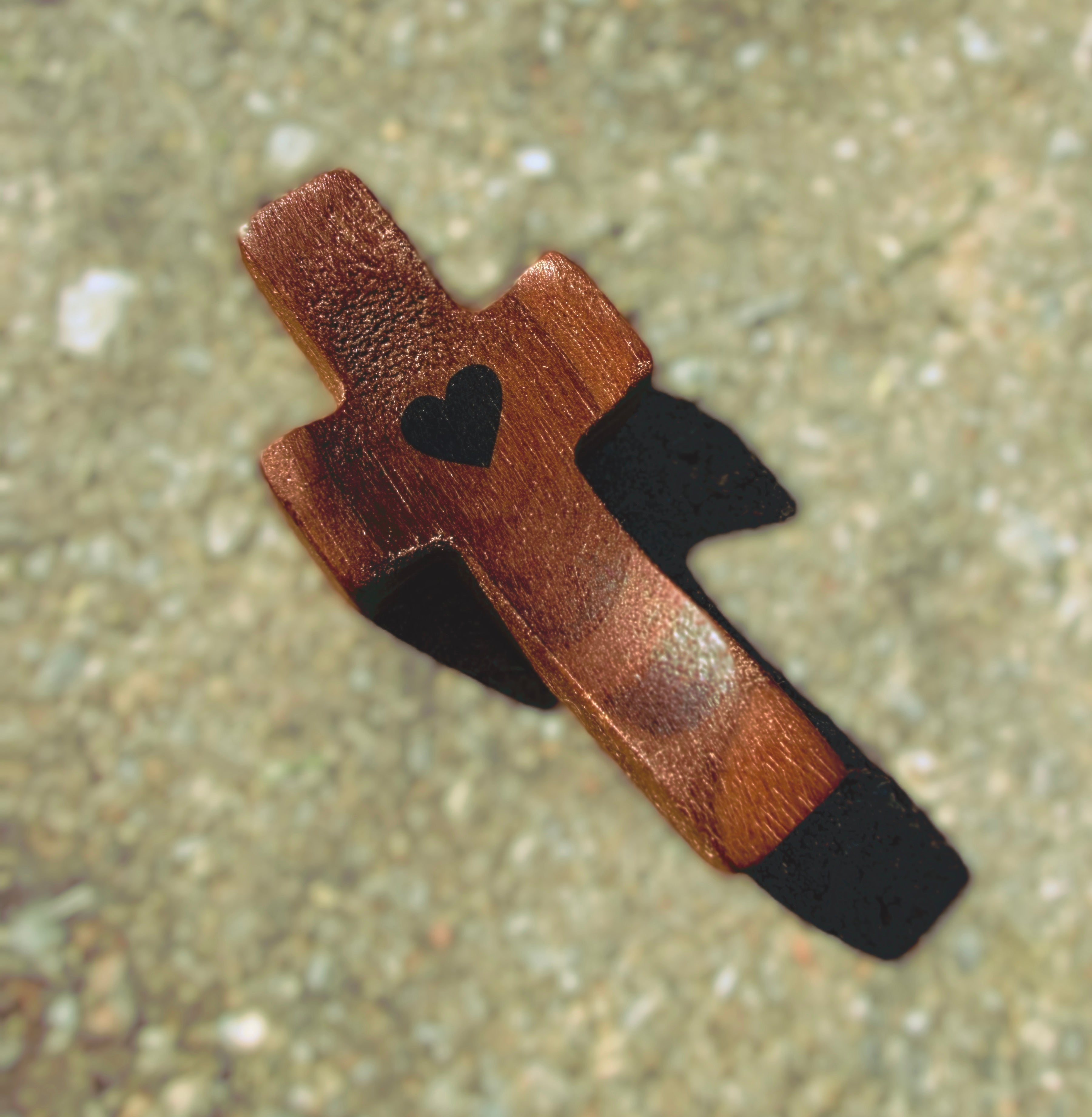 Curved Wooden Prayer Cross
